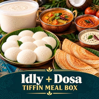 Idly + Dosa Tiffin Meal Box