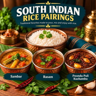South Indian Rice Pairings