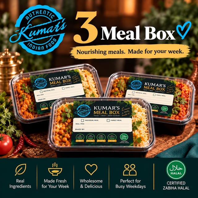 3 Meal Boxes.
