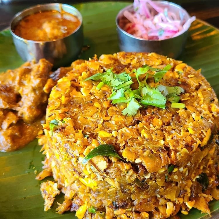 Chicken Kothu Parotta.