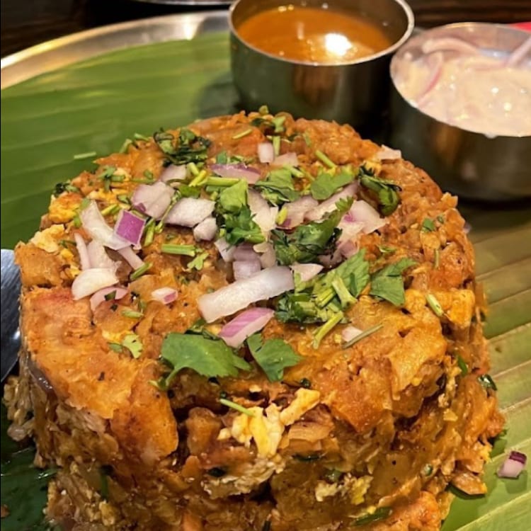 Mutton Kothu Parotta.