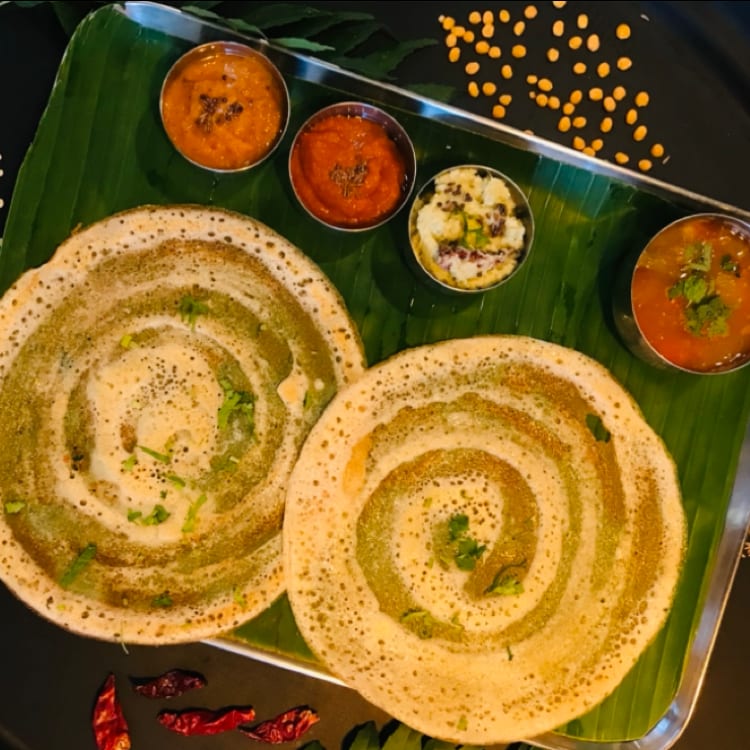 Kal Dosai, Chicken Saalna.