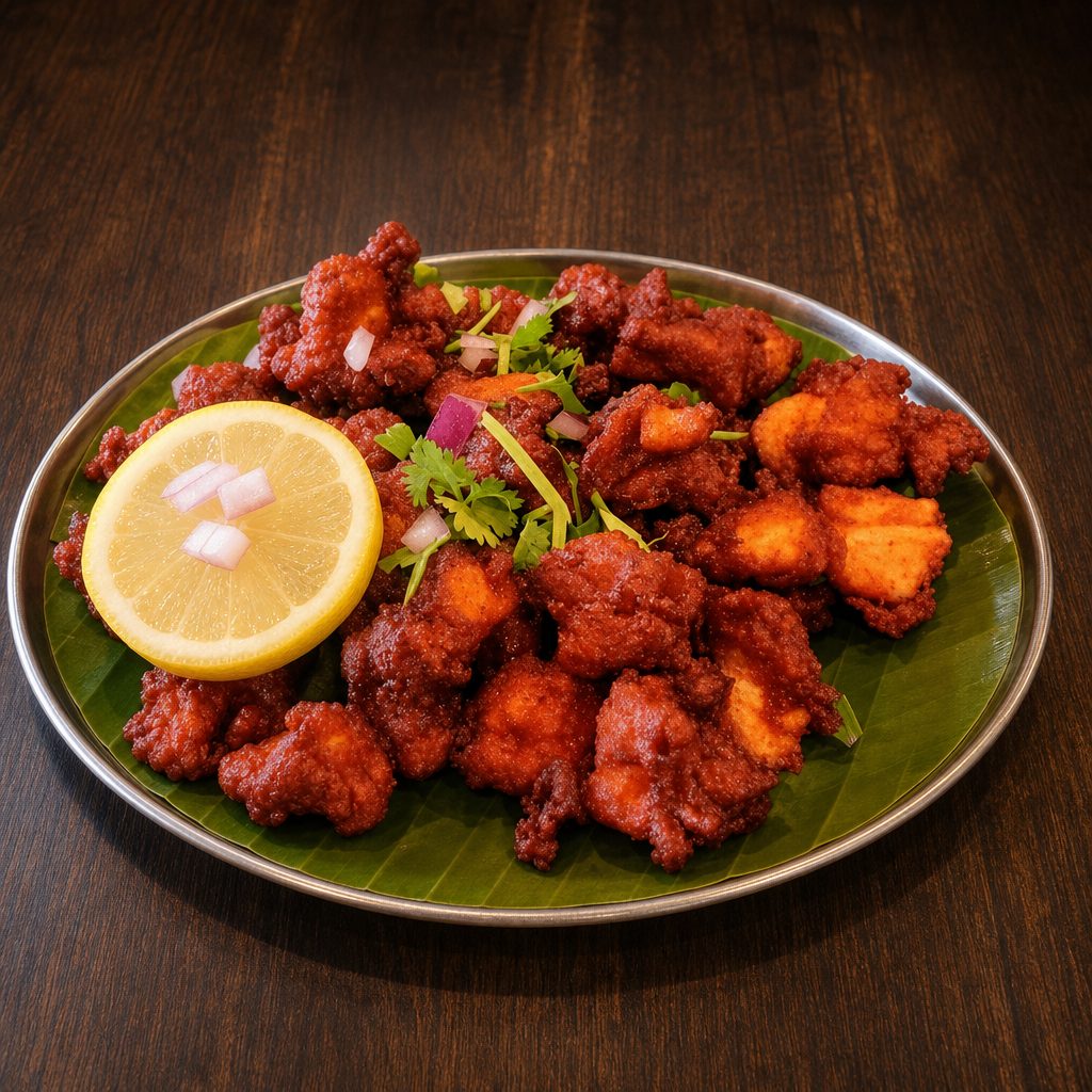 Chennai Chilli Chicken Boneless [65].