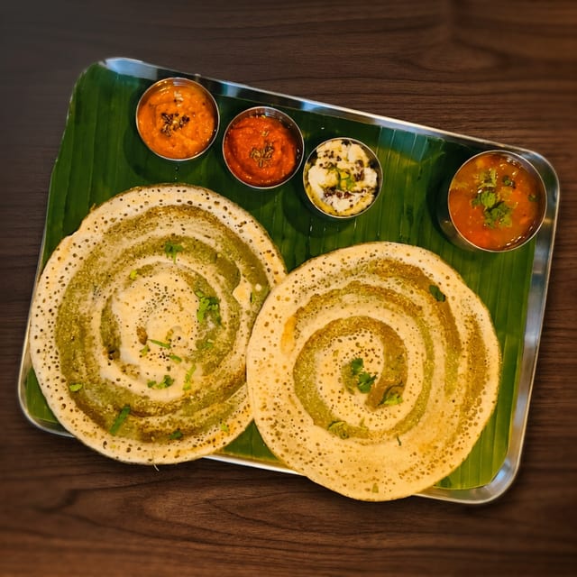 Kal Dosai, Chicken Saalna.