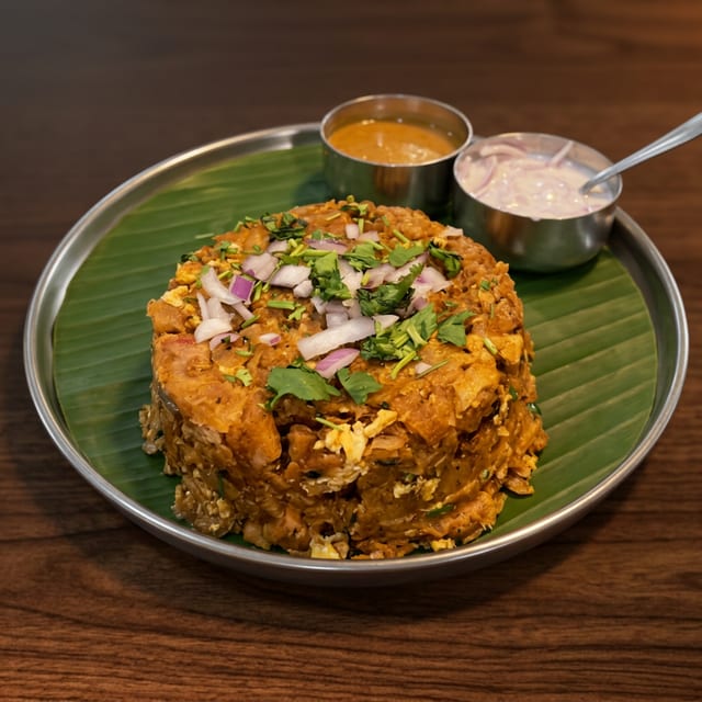Egg Kothu Parotta.